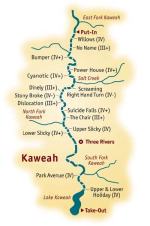 Kaweah River Map